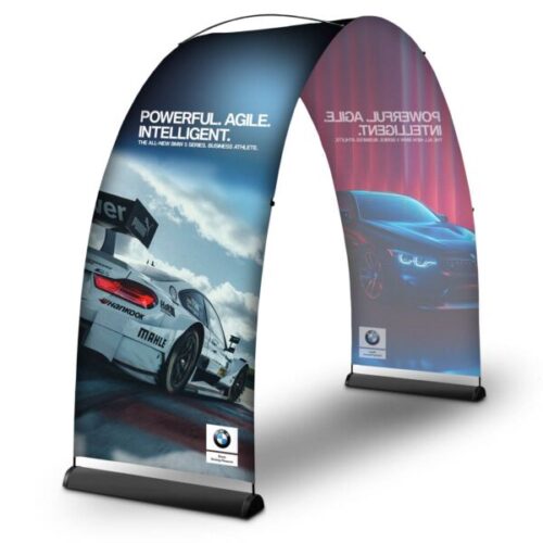 Bannerbow Indoor Display System and Graphic - Small - Double-Sided