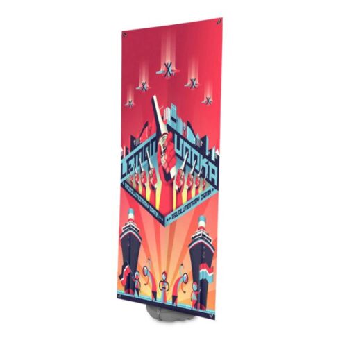 Blizzard Banner - Outdoor Display - 800mm Wide with PVC Graphic