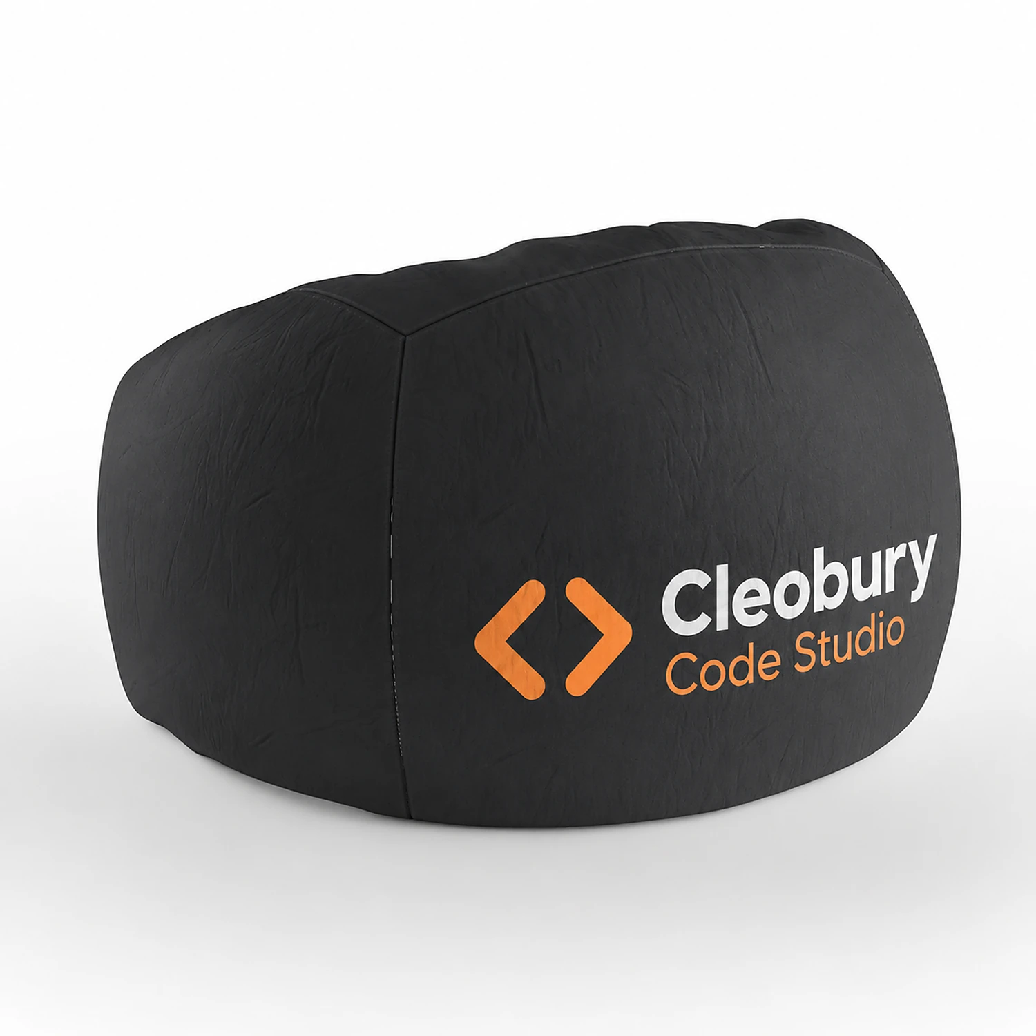 Branded Beanbag - Round - 850mm x 1110mm - Full Colour Print, shown with example artwork