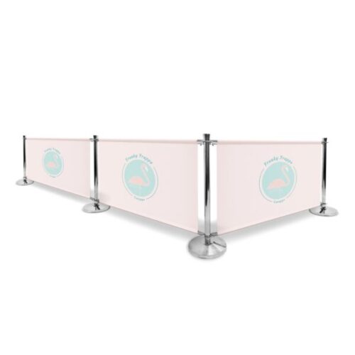 Frappe Café Barrier Kit - Single-Sided - 1500mm - PVC