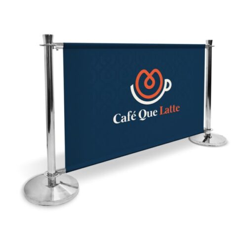 Latte Café Barrier Kit - Double-Sided - 1000mm - Blackback