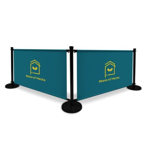 Mocha Café Barrier Kit - Double-Sided - 1000mm - Blackback