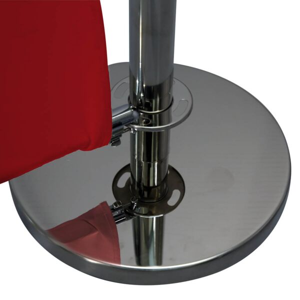 Extension Café Barrier Kit - Single Sided - 2000mm Black - Aero Mesh - Image 2