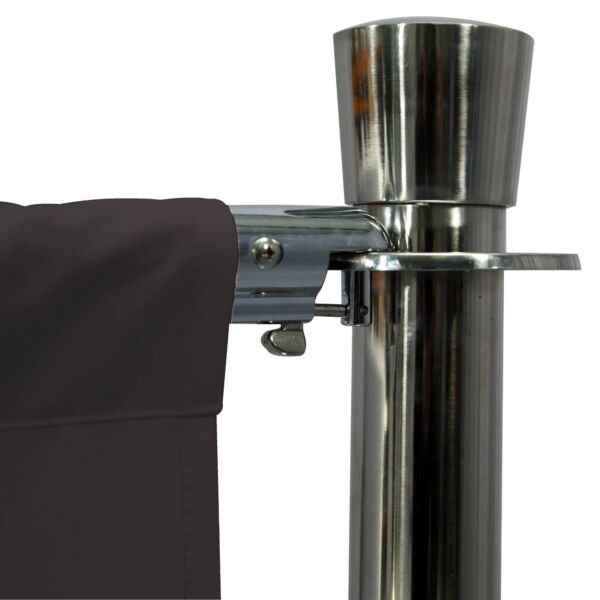 Extension Café Barrier Kit - Single Sided - 2000mm Black - Aero Mesh - Image 3