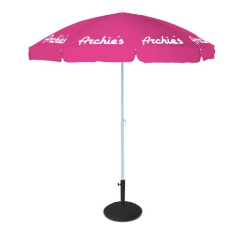 1.8m Circular Canopy Promotional Value Parasol - Outdoor Use