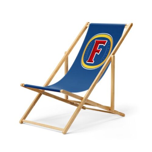 Classic Deck Chair - Lightweight & Customisable - Full Colour Print