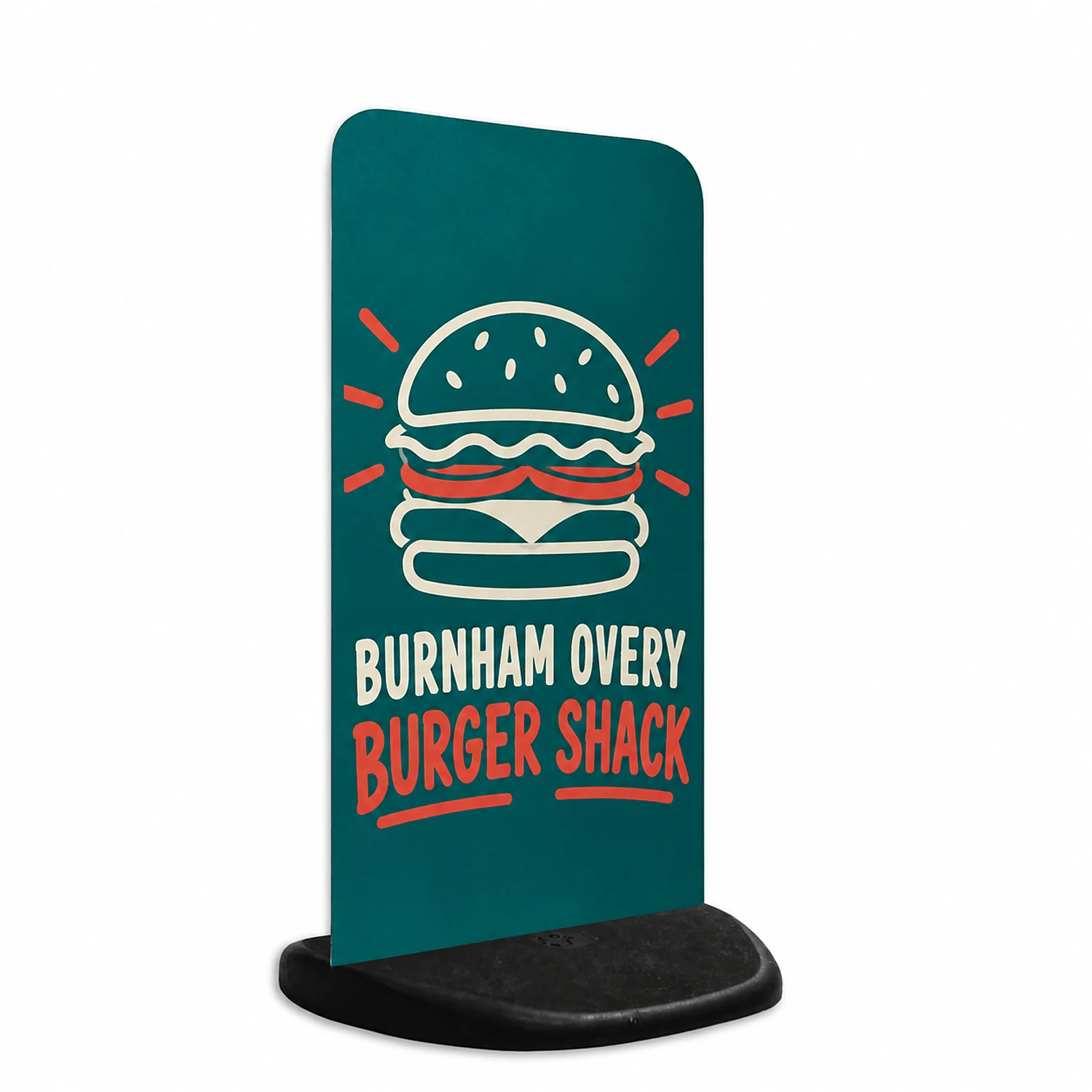 Ecoflex Extra Pavement Sign - 540mm x 952mm - Double-Sided Print, shown with example artwork