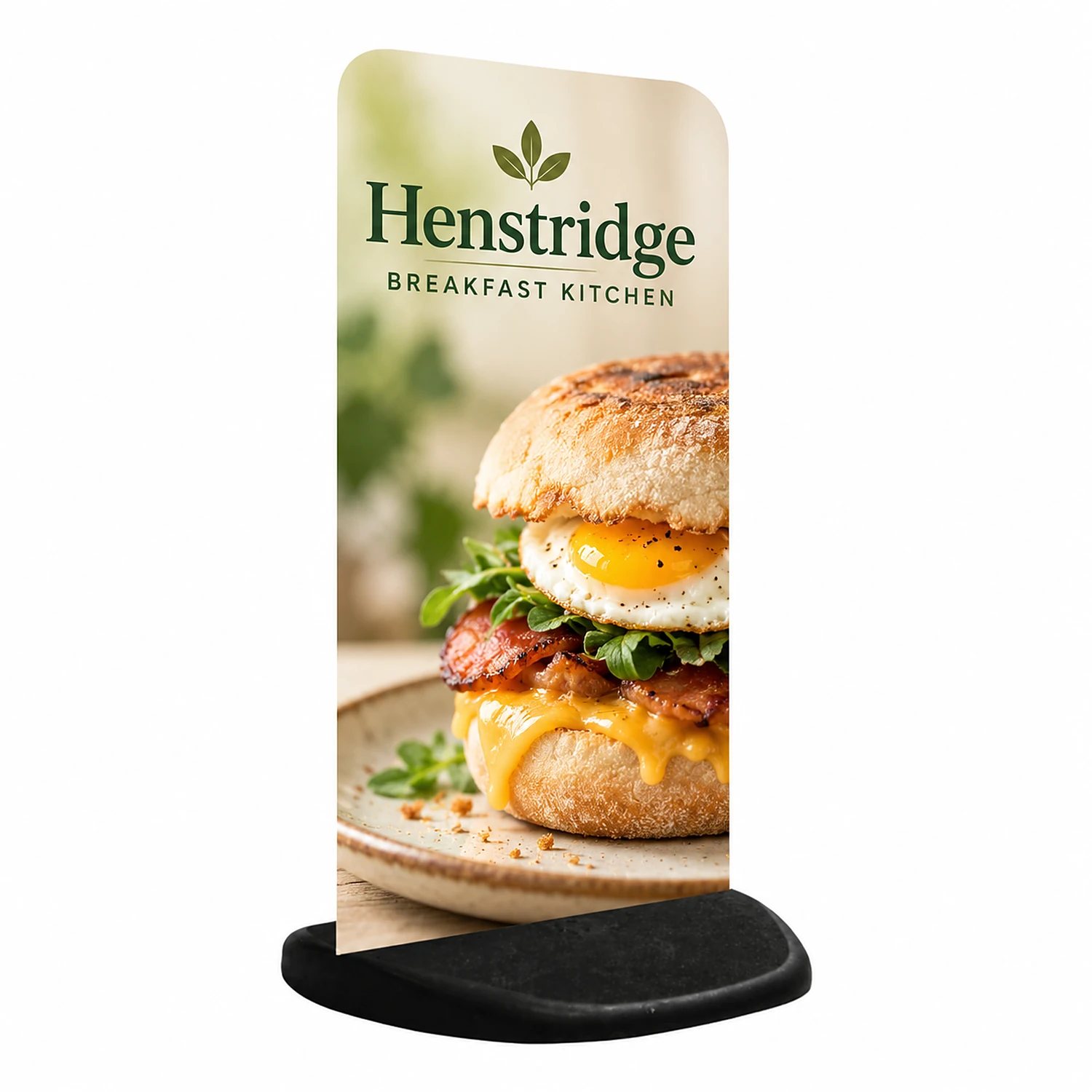 Ecoflex Extra Pavement Sign - 540mm x 952mm - Double-Sided Print, shown with example artwork