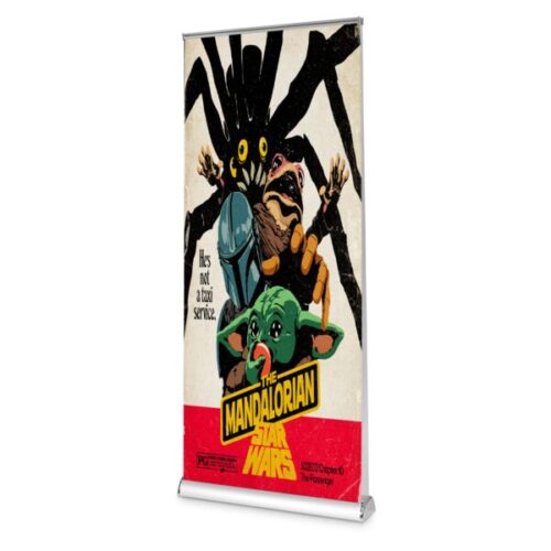 Rhino Twin Roller Banner - 1000mm Width x 2100mm Height - Double-Sided