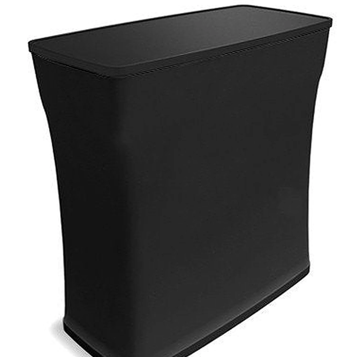 Fabric Display Wall 2.84m x 2.45m shipping case with black counter wrap