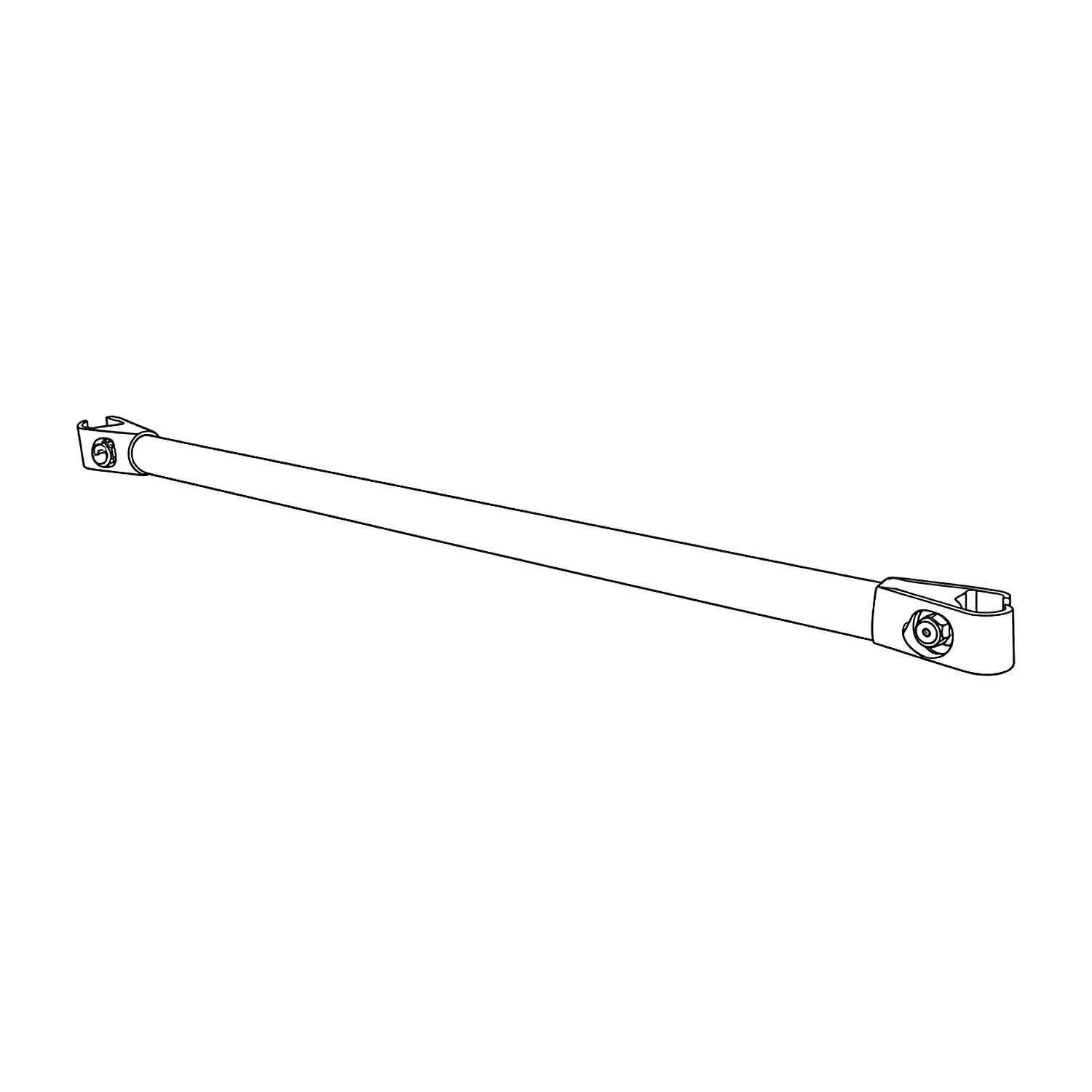 Garment crossbar line drawing