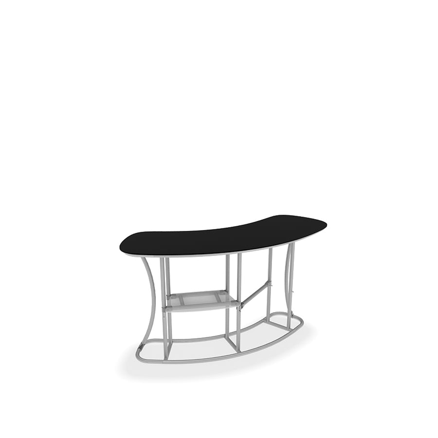 WaveLine® InfoDesk Counter - Plexiglass Middle Shelf B - Convex - Image 2