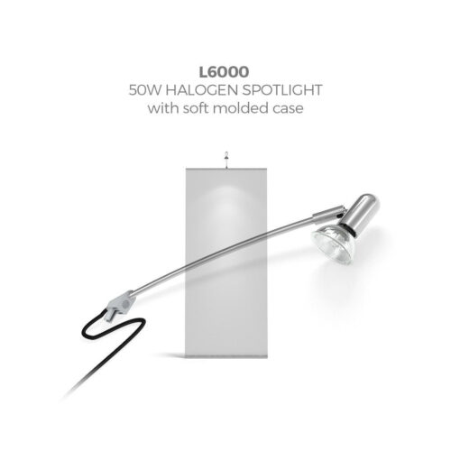 50W Spotlight for Brochure Holders - L6000 - Chrome Finish - Set of 2