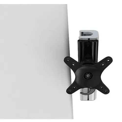 Monitor Bracket monitor bracket clamped to a panel