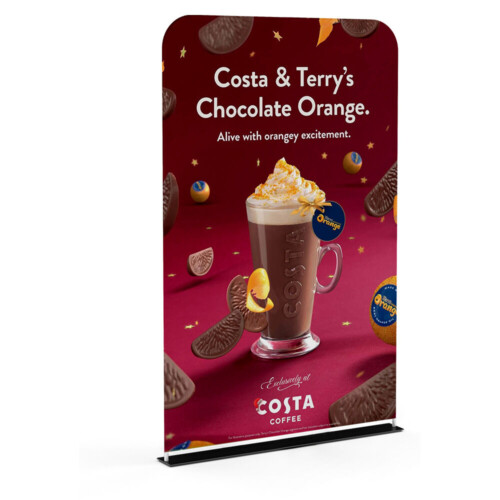 Soft Touch Fabric Banner - 1500mm Wide - Single-Sided
