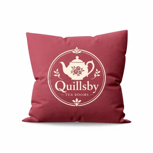 Printed Cushions - Full Colour Printed - 400mm X 400mm, shown with example artwork