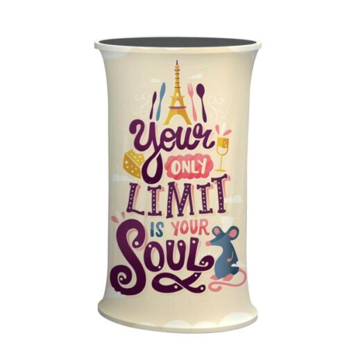 Soft Touch Fabric Counter - Oval - Full Colour Print