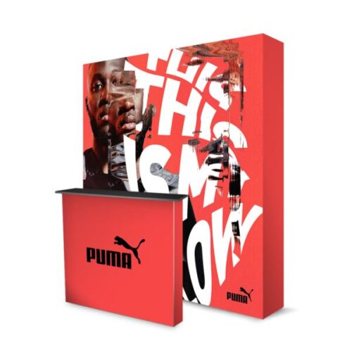 SEG Fabric Pop-up Stand - 3x3 with SEG Counter and Graphics