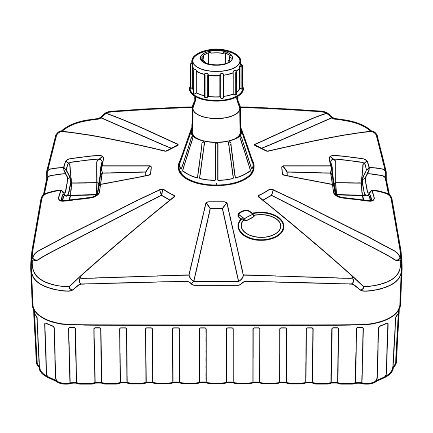 Small water base line drawing