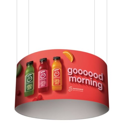 Circular Hanging Structure - 1800mm Dia x 508mm H - Single-Sided