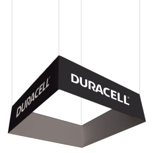 Square Hanging Structure - 2400mm x 2400mm x 1070mm H - Double-Sided