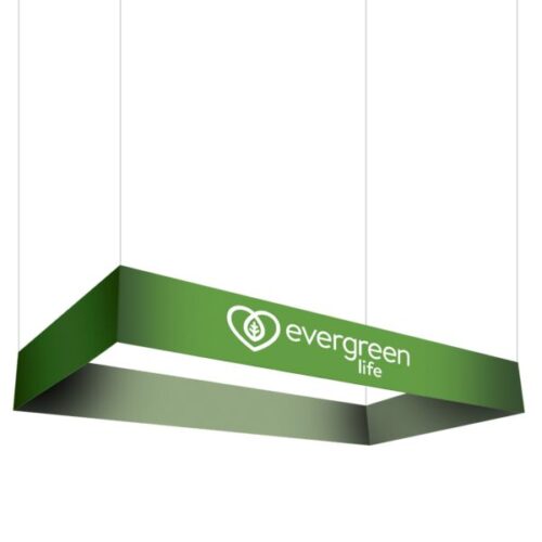 Rectangular Hanging Structure - 6000 x 3000 x 1200mm H - Double-Sided
