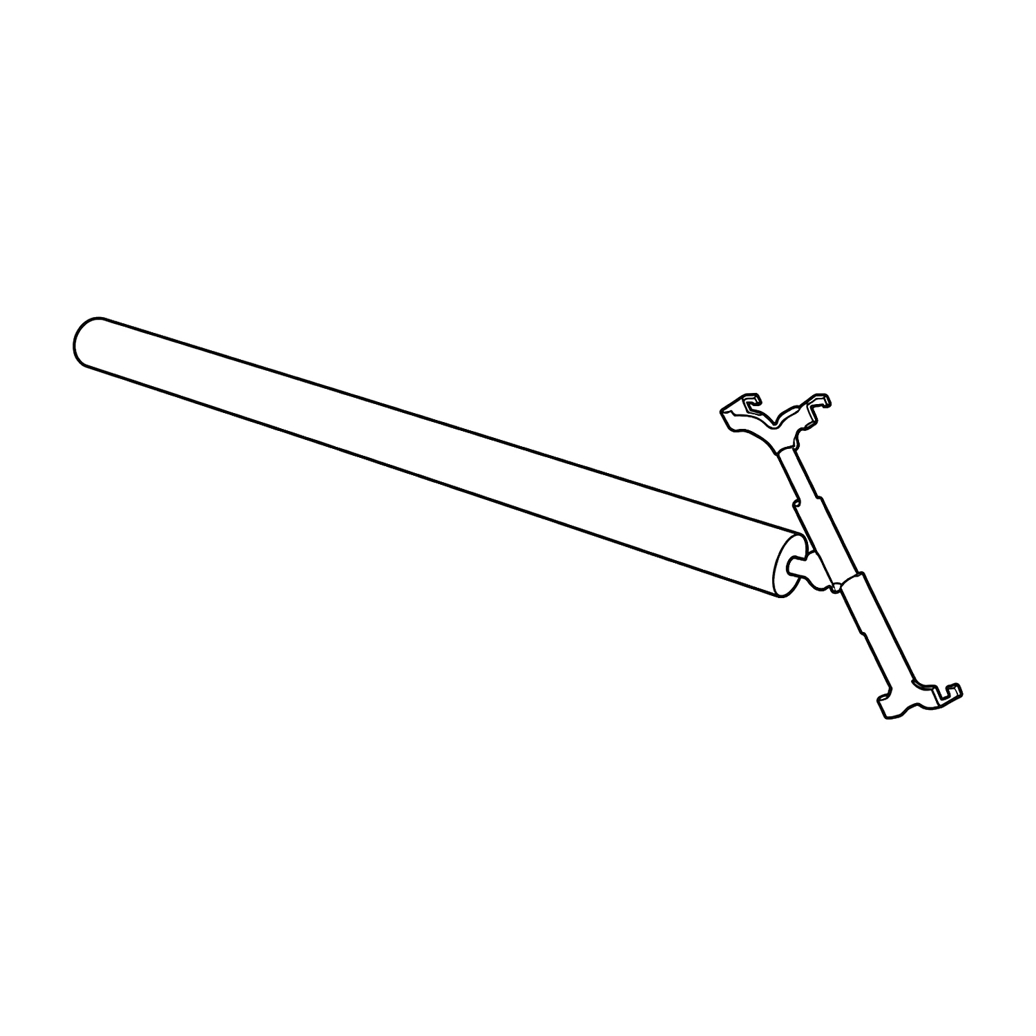 Tablet holder line drawing