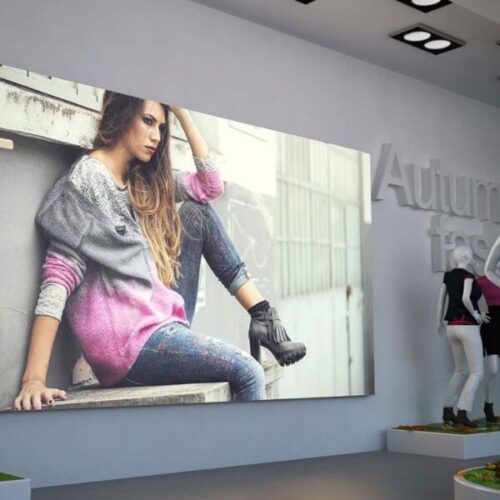 Wall Mounted TFS Solution Display Polyester - 1000mm x 1000mm