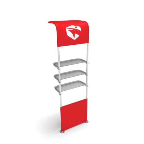 WaveLine® Waterfall - 2 Double-Sided Half Print - Shelves Not Inc