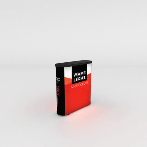 WaveLight® Air Podium Display - Double-Sided - 970mm x 300mm x 1000mm
