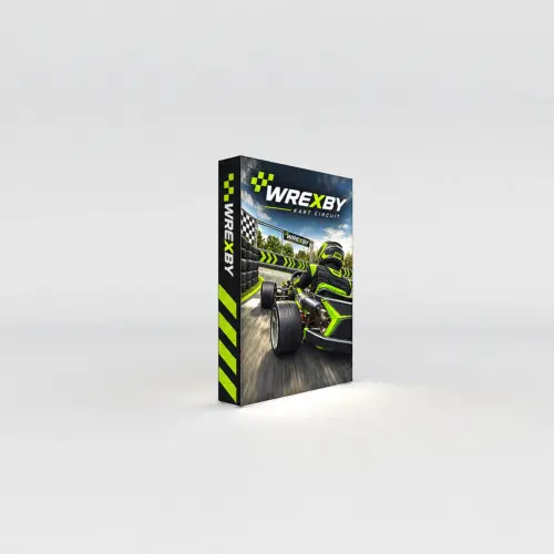 WaveLight® Casonara SEG Light Box Display - 6ft - Double-Sided, shown with example artwork