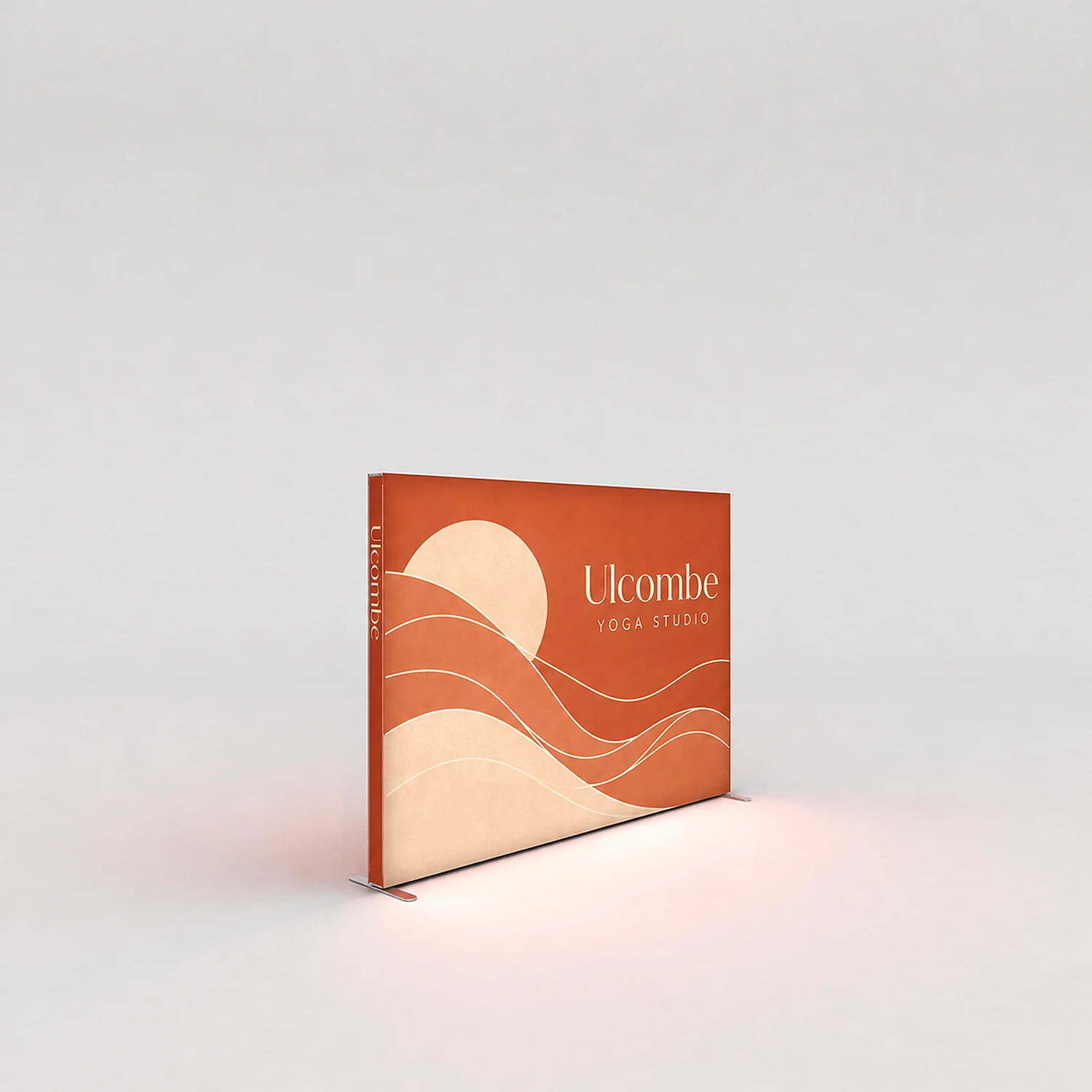 WaveLight® Infinity - Large - Horizontal - Double Sided, shown with example artwork