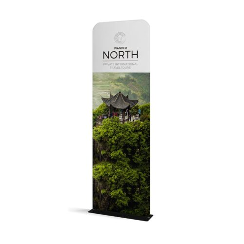 WaveLine® Tension Banner - Round Corners - Double-Sided - 913x2950mm