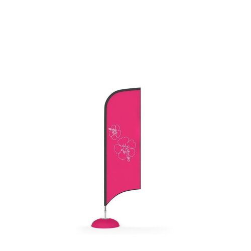WaveLine Indoor Promo Bowhead Flag - Double-Sided - Medium - 9.5ft