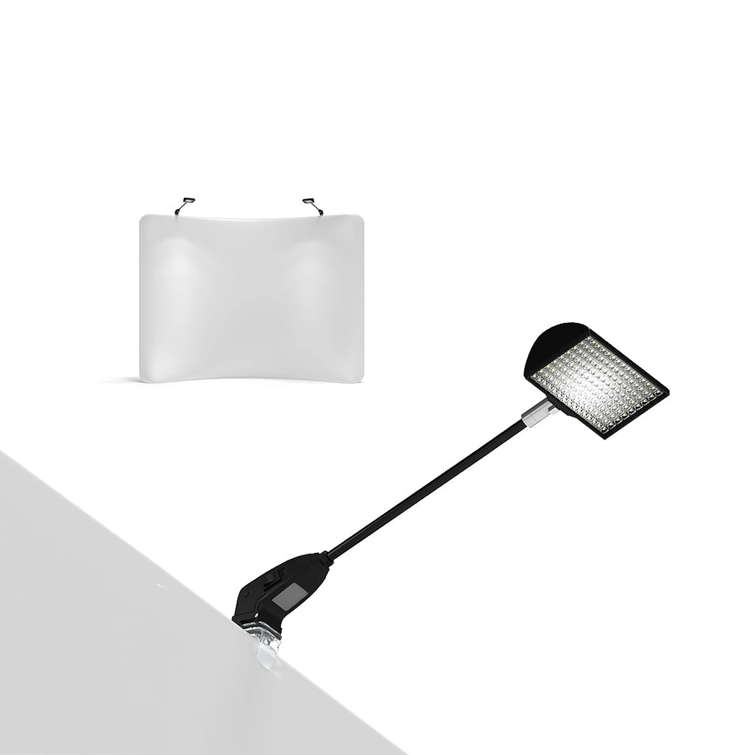 WaveLine Display LED arm light with clamp