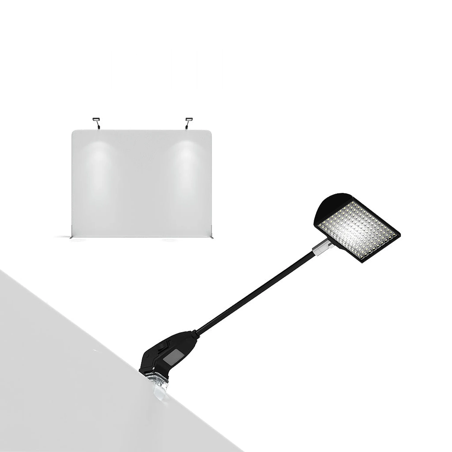 WaveLine Display LED arm light with clamp