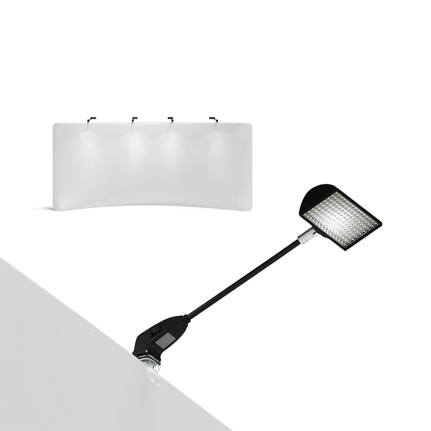 WaveLine Display LED arm light with clamp