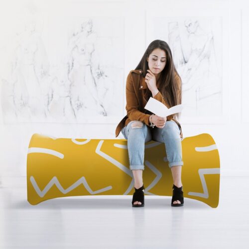 WaveLine® Inflatable Bench - Hardware And Graphic - XL