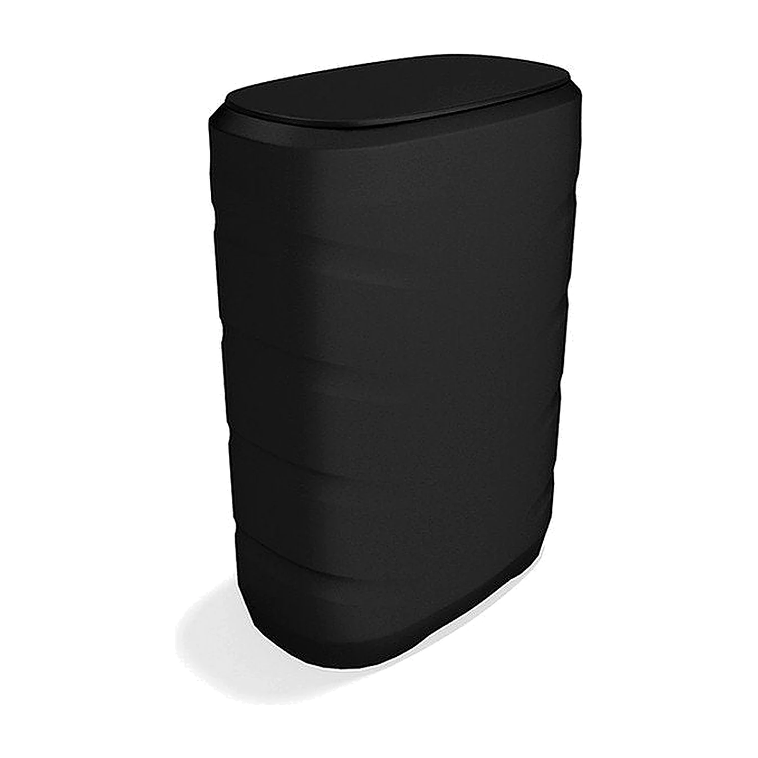 Oval counter / shipping case with black fabric wrap