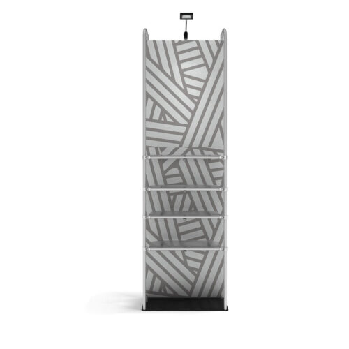 WaveLine Merchandiser - 3 Shelves Inc - Double-Graphic - 36 x 116"