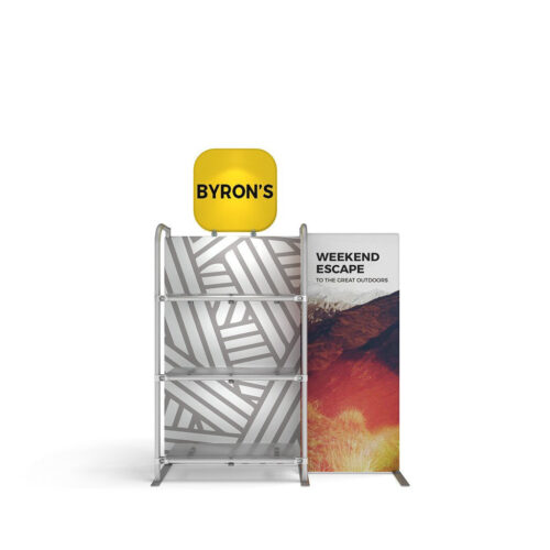 WaveLine® Merchandiser Kit S01 - White Base - Single-Sided Graphic