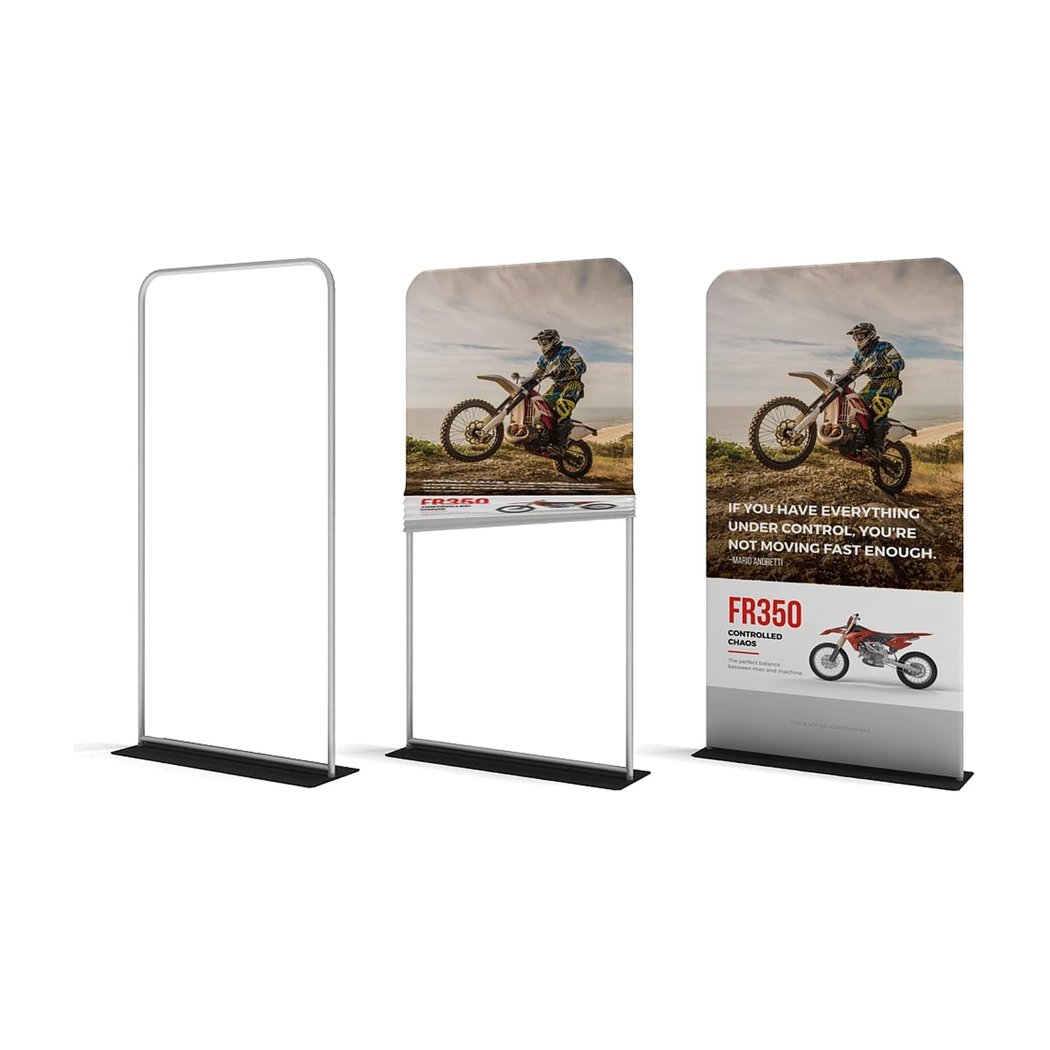 WaveLine Tension Banner frame assembly