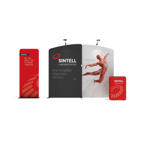 WaveLine Media® WLMAA1 - Double-Sided Tension Fabric Display Kit 05
