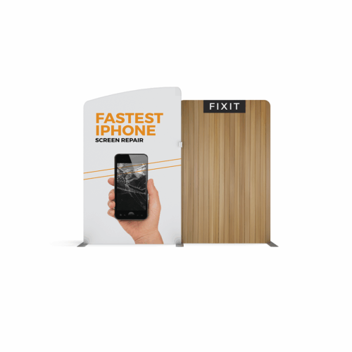 WaveLine Media® WLMEA1 Tension Fabric Display Kit 01 - Double-Sided