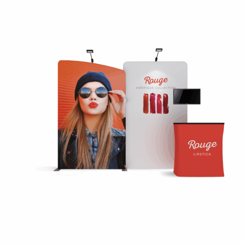 WaveLine Media® WLMEA2 Tension Fabric Display Kit 02 - Double-Sided