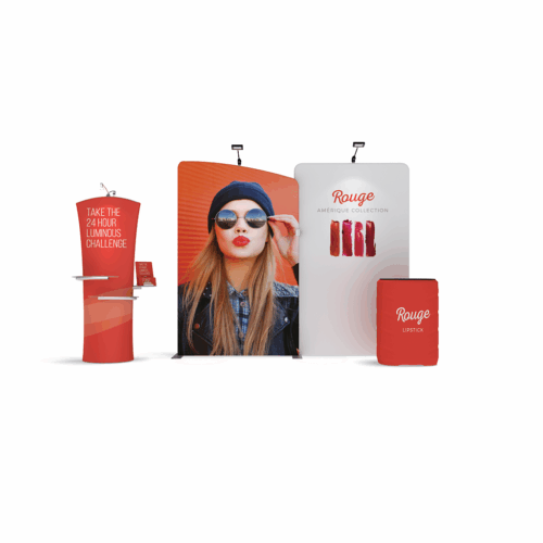 WaveLine Media® WLMEA2 Tension Fabric Display Kit 04 - Double-Sided