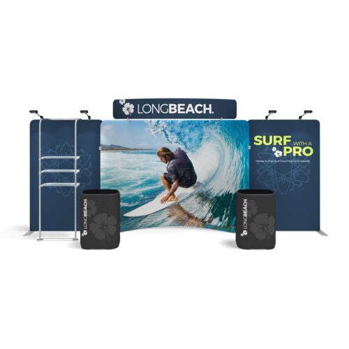 WaveLine Media® WLME10CE Tension Fabric Display Kit 03 - Double-Sided