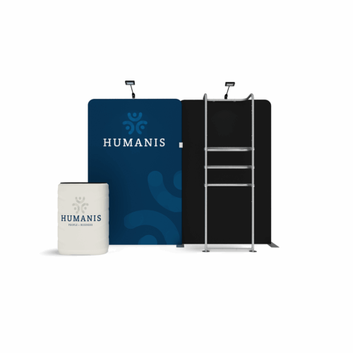 WaveLine Media® WLMEE Tension Fabric Display Kit 03 - Double-Sided