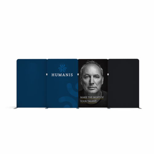 WaveLine Media® WLMEEEE Tension Fabric Display Kit 01 - Double-Sided