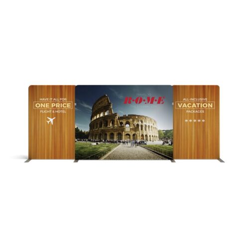 WaveLine Media® WLMEFE Tension Fabric Display Kit 01 - Double-Sided